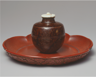 重要美術品 唐物文琳茶入　銘 本能寺