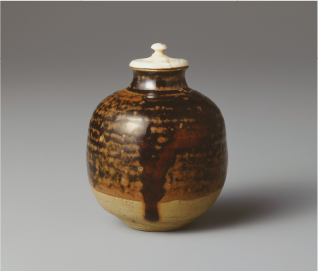 唐物文琳茶入 銘 吹上