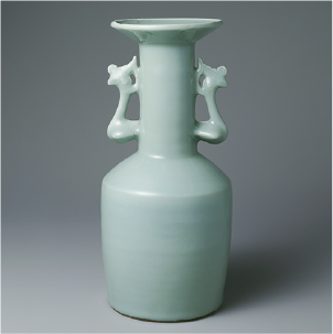 重要文化財 青磁鳳凰耳瓶（砧青磁）
