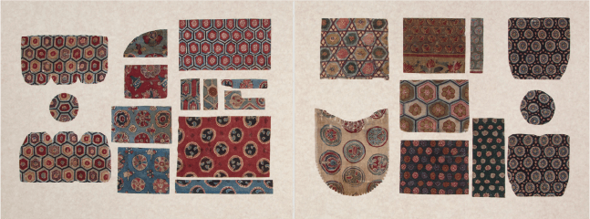 更紗手鑑 渋谷玉恵氏寄贈〈部分〉