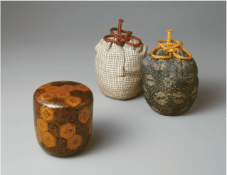 亀甲蒔絵棗・仕覆